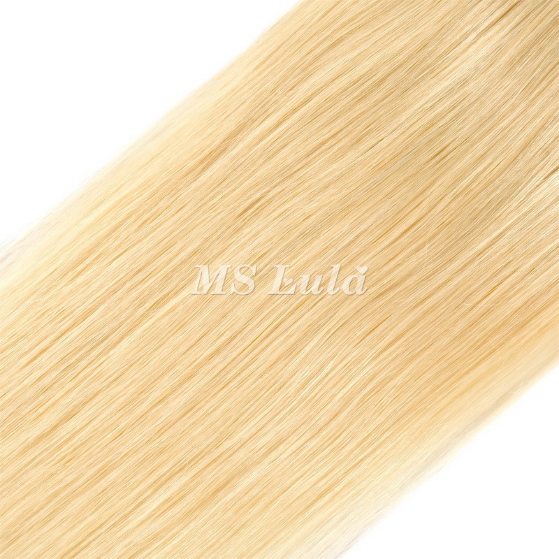 4x4 5x5 1b/613# Virgin Hair Natural Straight Lace Closure - 图片 5